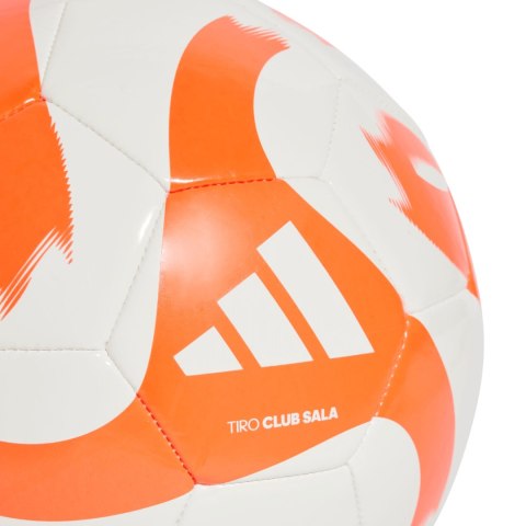 Piłka nożna adidas Tiro Club Sala biało-pomarańczowa IX3823