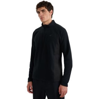 Bluza polarowa męska 4F M066 głęboka czerń 4FWAW25UFLEM066 20S