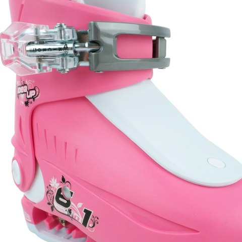 Buty narciarskie Roces Idea Up Junior różowo-białe 450490 009