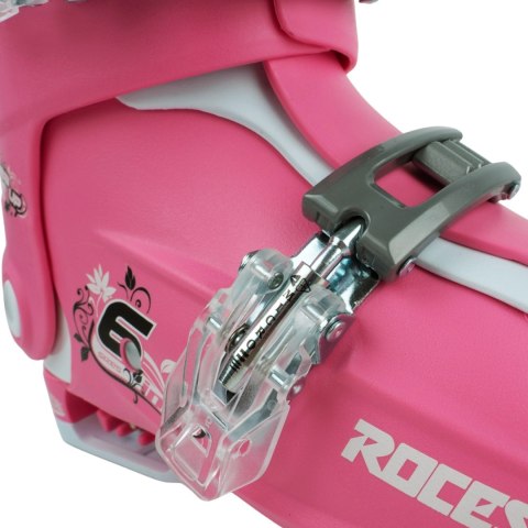 Buty narciarskie Roces Idea Up Junior różowo-białe 450491 009