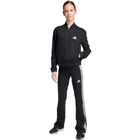 Dres dla dzieci adidas Junior Girls Glam Tracksuit czarny JL7474