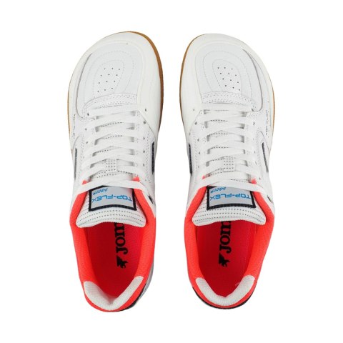 Buty piłkarskie Joma Top Flex Foot Shape 2502 Indoor białe FOTOPW2502IN