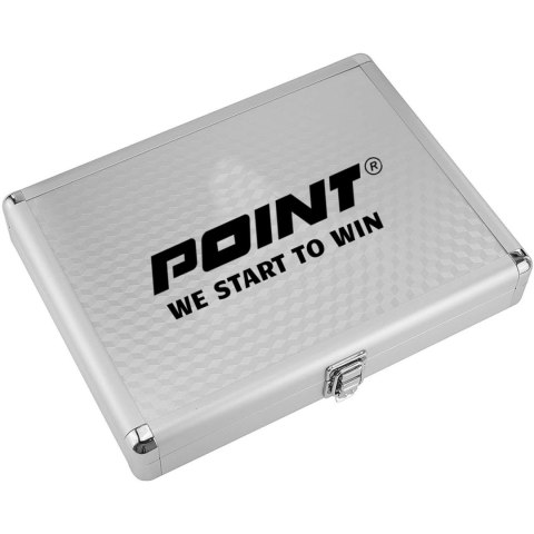 Futerał Point aluminiowy srebrny