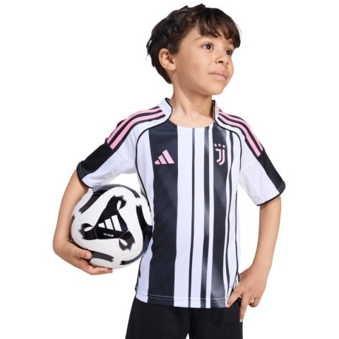 Komplet dla dzieci adidas Juventus 25/26 Home biało-czarny JN5220