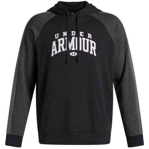Bluza męska Under Armour Rival Fleece Colorblock Hoodie czarna 6003958 001