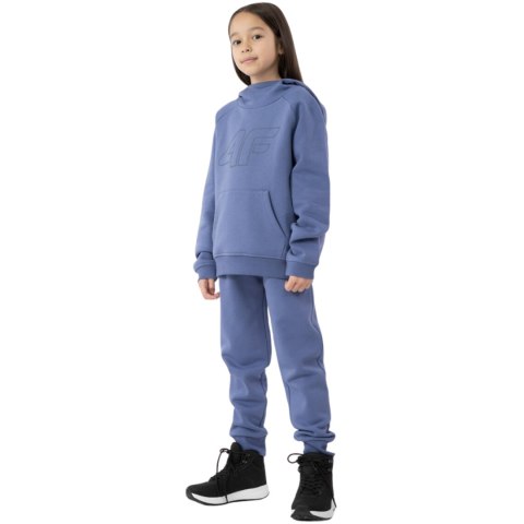 Bluza dla dziewczynki 4F denim HJZ22 JBLD002 32S