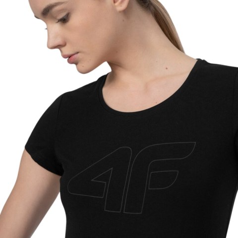 Koszulka damska 4F głęboka czerń H4L22 TSD353 20S