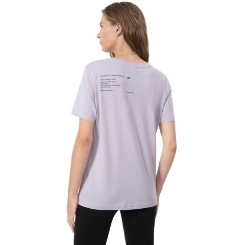 Koszulka damska 4F jasny fiolet H4Z22 TSD025 52S