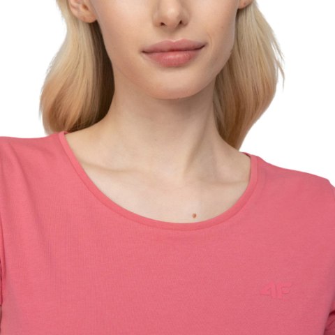 Koszulka damska 4F koralowa H4L22 TSD350 63S