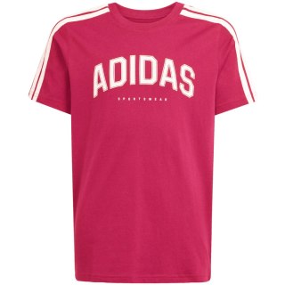 Koszulka dla dzieci adidas Codes Collegiate Graphic Tee różowa KA9764