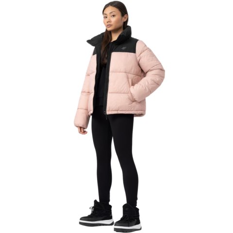 Kurtka damska 4F pudrowy koral H4Z22 KUDP014 65S