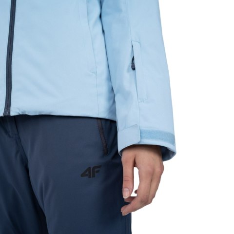 Kurtka narciarska damska 4F jasny niebieski H4Z22 KUDN003 34S