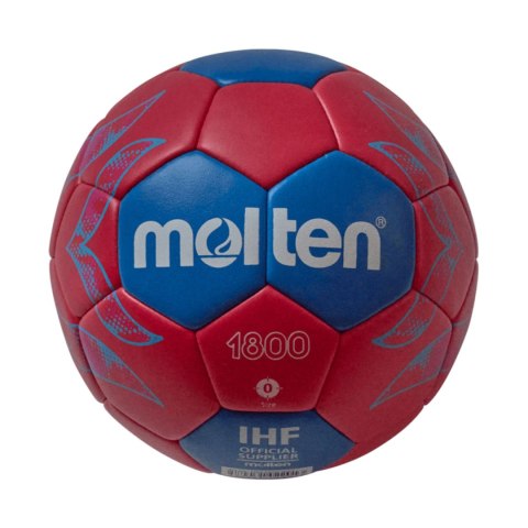 Piłka ręczna Molten H0A1800-W5Z czerwono-niebieska
