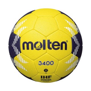 Piłka ręczna Molten H2A3400 YN żółto-granatowa
