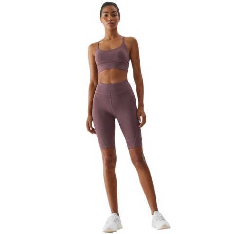 Stanik sportowy 4F F079 fioletowy 4FAW23USBAF079 82S