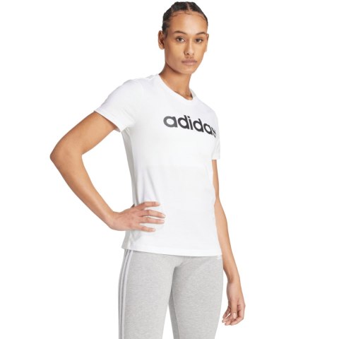 Koszulka damska adidas Essentials Linear biała GL0768