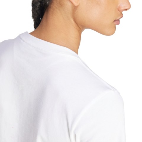 Koszulka damska adidas Loungewear Essentials Logo Tee biała GL0649