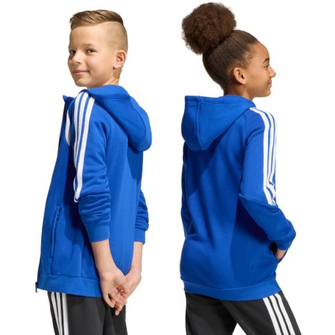 Bluza dla dzieci adidas Tiro 26 League Sweat Full Zip Hoodie niebieska KF9102