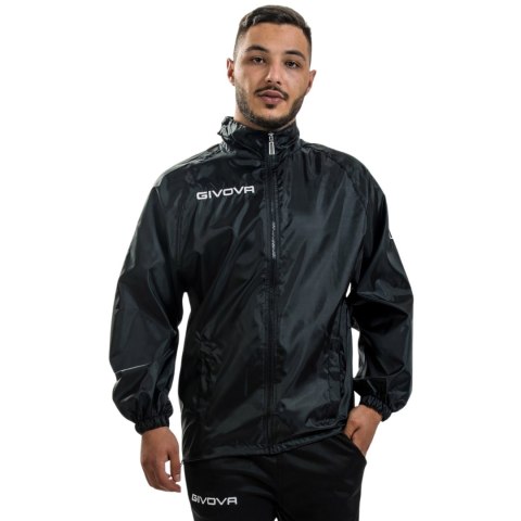 Kurtka Givova Rain Basico czarna RJ001 0010