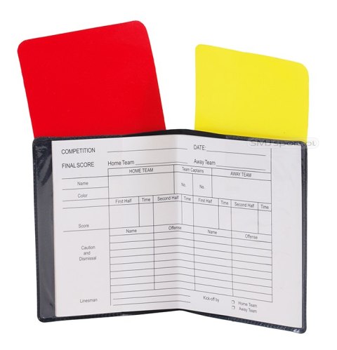 Kartki sędziowskie SMJ VRC-220 /KPL/