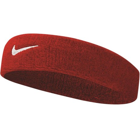 Opaska na głowę Nike Swoosh czerwona NNN07601