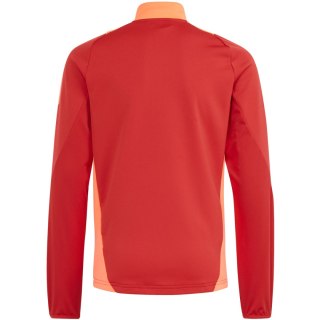 Bluza dla dzieci adidas Tiro 24 Competition Training czerwono-pomarańczowa IR5500