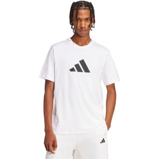 Koszulka męska adidas 3Bar Tee biała JD4913