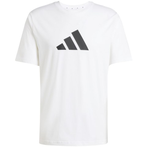 Koszulka męska adidas 3Bar Tee biała JD4913