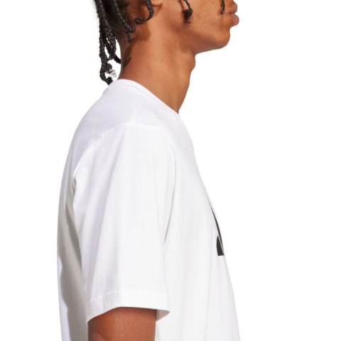 Koszulka męska adidas 3Bar Tee biała JD4913