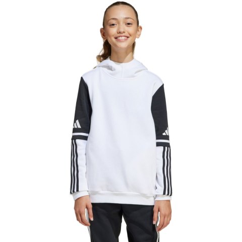 Bluza dla dzieci adidas Squadra 25 Sweat Hoody biała JD4807