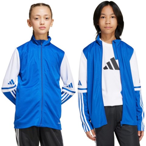 Bluza dla dzieci adidas Squadra 25 Training niebiesko-biała JD4798