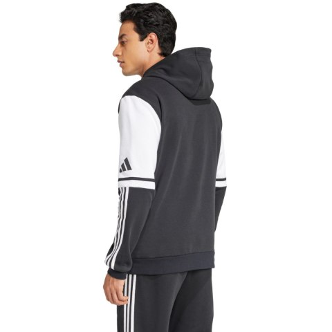 Bluza męska adidas Squadra 25 Sweat Hoody czarno-biała JE2776