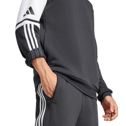 Bluza męska adidas Squadra 25 Sweat Hoody czarno-biała JE2776