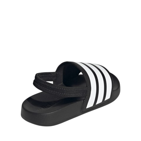 Klapki dla dzieci adidas Adilette Estrap czarne JR5328