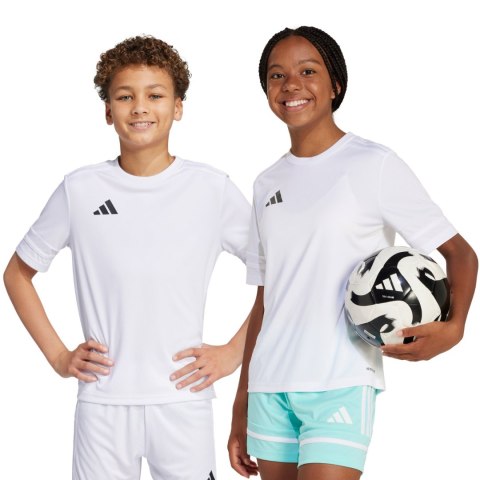 Koszulka dla dzieci adidas Squadra 25 biała JJ0058