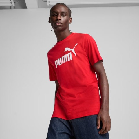 Koszulka męska Puma Ess No.1 Logo Tee czerwona 682532 11