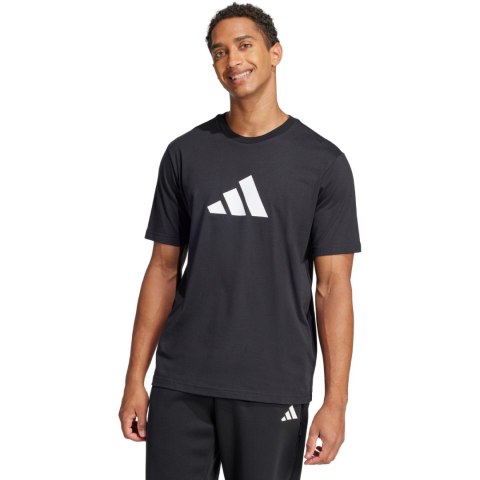 Koszulka męska adidas Future Icons Three Bar Tee czarna JI8770