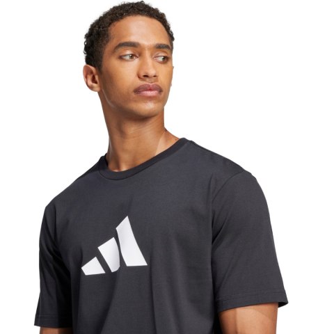 Koszulka męska adidas Future Icons Three Bar Tee czarna JI8770