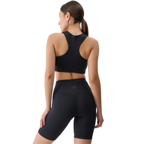 Legginsy damskie 4F F019 głęboka czerń 4FRSS25TFSTF019 20S