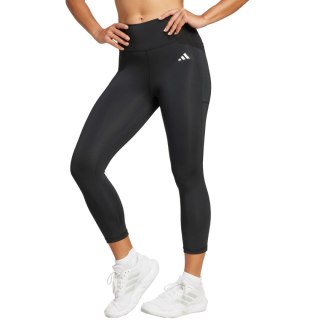 Legginsy damskie adidas Optime Essentials Stash 3/4 czarne IY9243