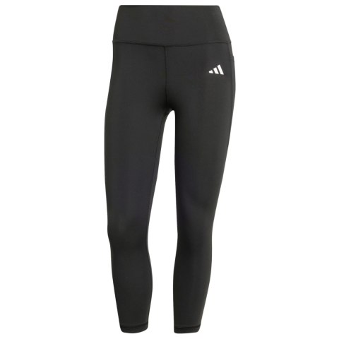 Legginsy damskie adidas Optime Essentials Stash 3/4 czarne IY9243