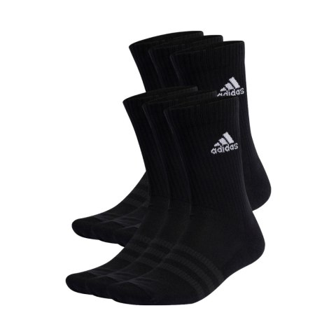 Skarpety adidas Cushioned Sportswear Crew Socks 6 Par czarne IC1316