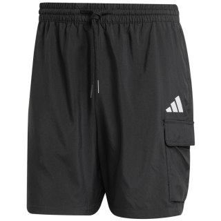 Spodenki męskie adidas Essentials Small Logo Cargo Chelsea czarne JF3530