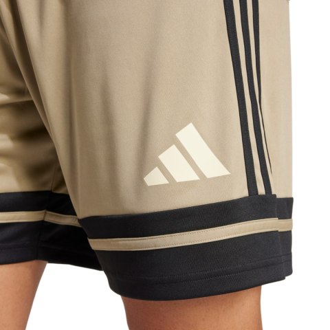 Spodenki męskie adidas Squadra 25 beżowo-czarne JP3403