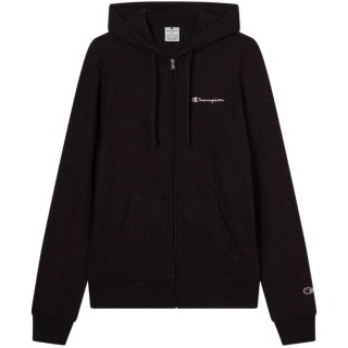 Bluza męska Champion Full Zip Hoodie Sweatshirt czarna 220731 KK001
