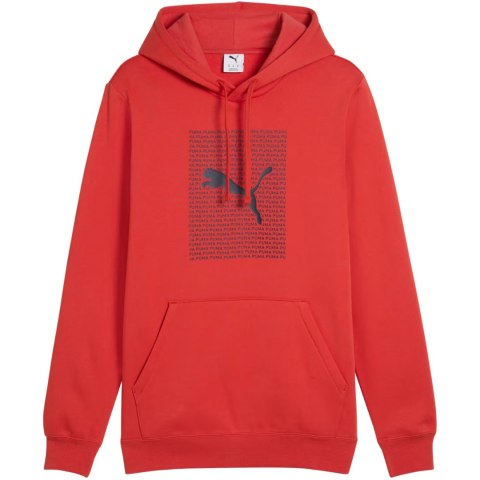 Bluza męska Puma Ess Logo Lab Hoodie FL czerwona 684669 15