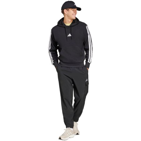Bluza męska adidas Essentials 3-Stripes French Terry czarna JD1874