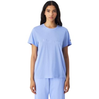 Koszulka damska Champion SS Tee błękitna 117650 BS186