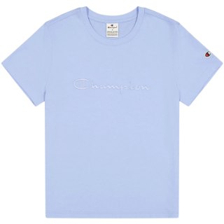 Koszulka damska Champion SS Tee błękitna 117650 BS186