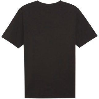 Koszulka męska Puma Team Rise Logo Jersey Cotton czarna 658705 03